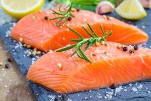 Filet de saumon dans l'alimentation des hommes ayant une baisse de libido